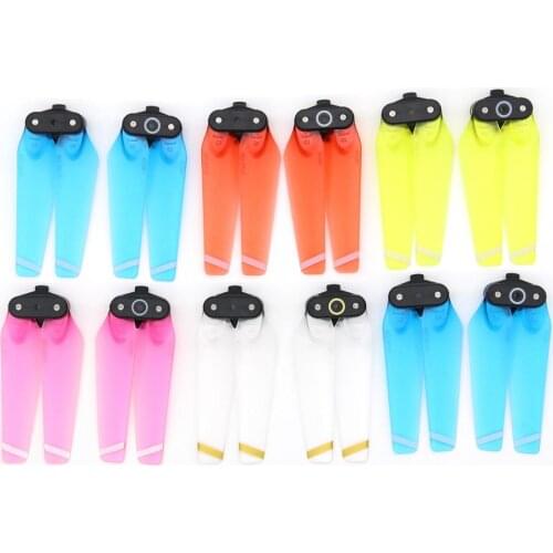 4pcs Propeller for DJI Spark Mini Drone 4730F 4730 Foldable Quick Release Folding Blades Transparent Multi Color Propellers