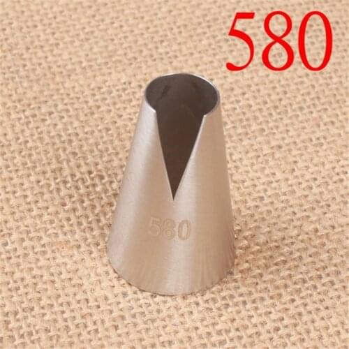 #580 Cake Decorating Tips Set Pastry Icing Piping Nozzles Stainless Steel Large Flower Cream Decoration Tips Nozzle