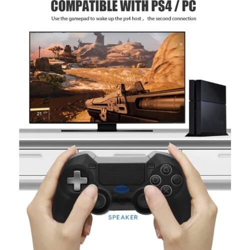 Bluetooth Wireless For PS4 Gamepad Dual Vibration Elite Game Console Controller Joystick for PC Video Gaming Console F62C