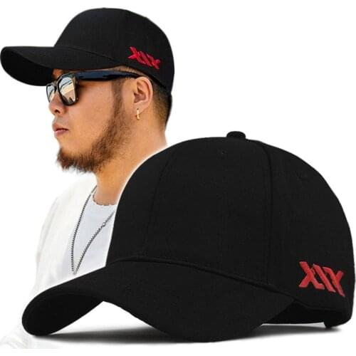 58-60 60-68cm large head Man Big Size Causal Peaked Hats Cool Hip Hop Hat Man Plus Size Baseball Caps gorros para 2021