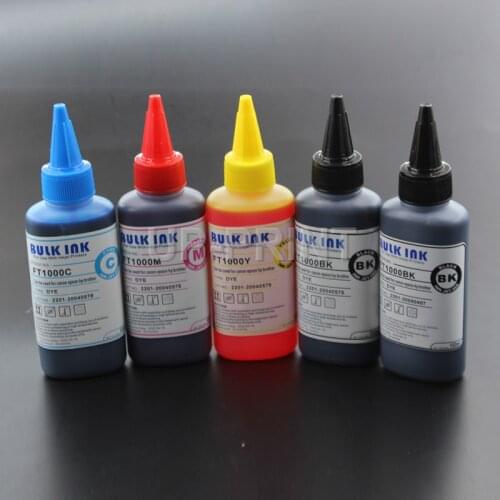 UP 5x 100ml for PGI580 CLI581 Ink Cartridge dye ink compatible For Canon TR7550 TR8550 TS6150 TS6151 TS8150 TS8151 TS8152