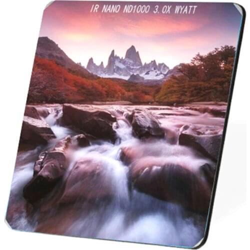 WYATT Square 150x150mm IR Nano Multi-coated Neutral Density Grey ND3.0 1.8 0.9 ND1000 64 8 /10 6 3 Stops Optical Glass Filter