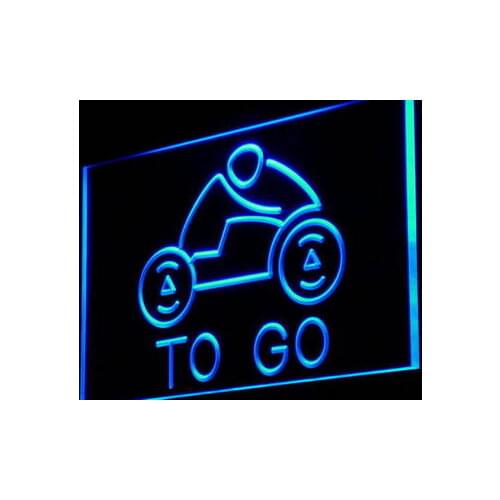 I982 TO GO Delivery Take Out Pizza Motor Light Signs On/Off Switch 20+ Colors 5 Sizes