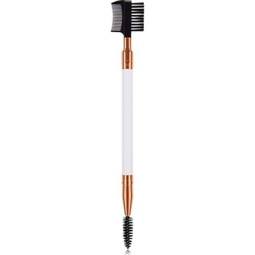 1pcs Double-headed Makeup Tool Brush Eyelash Eyebrow Comb Blending Multifunction Wooden Handle Beauty Make Up Brushes Tools
