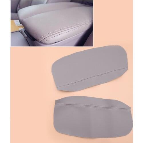 Gray PU Leather Center Console Armrest Lid Cover Fit For Honda Acura RL 2005 2006 2007 2008 2009 2010