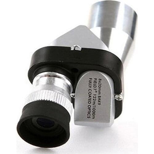 8X20 Mini Telescope Single Barrel High-power High-definition Monocular Low-light Night Vision Telescopes With Storage Bag