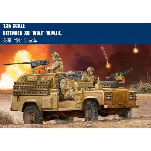 Hobbyboss model 82446 1/35 DEFFENDER XD WOLF W.M.I.K. Reconnaissance Car