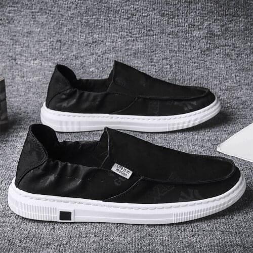 Hombre sneaker canvas mens de 39 sports black fashion Mens espadrilles on causal sapatos Male for zapatos para sneakers slip s