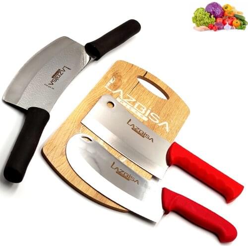 Lazbisa Sürmene Kitchen Knife Set Row Armor Onion Burrito Pizza Cutter Meat Bread Vegetable Butcher Knife