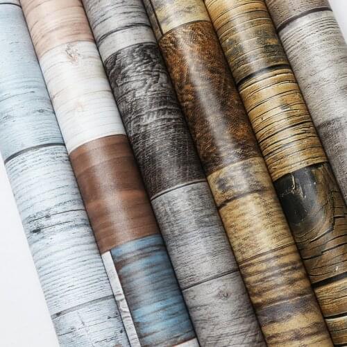 Wood grain wall sticker 17.8" X 118.8" Peel and Stick Wallpaper for Wall Covering Furniture Countertop Kitchen Christmas DIY