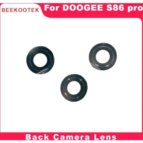 New Original Doogee S86 Pro Back Rear Camera Lens Glass Repair Replacement Parts For Doogee S86 6.1 inch Smartphone