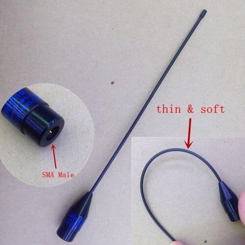 Original SRH519 144/430mhz SMA Male High Gain for YAESU VX2R,VX6R Vertex standard Tonfa Linton etc walkie talkie