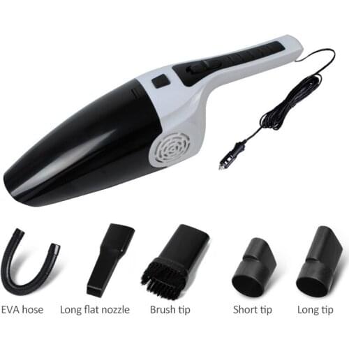 120W protable Car Vacuum Cleaner Filter High Power Suction Handheld Wet and Dry dual-use Vacuum Cleaner Car wash tool accessory
