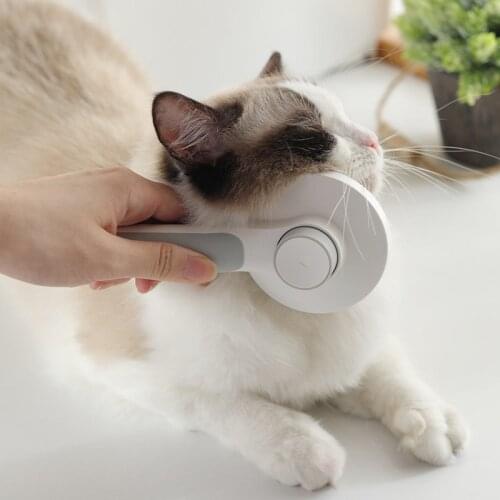 Pet dog cat Self Cleaning Slicker Brush with Massage Particles Removes Loose Hair Dogs Grooming Comb gatos accesorios