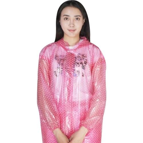 Breathable Adult Rain Coat Set Fashion Transparent Waterproof Rain Coat Impermeable Men Women Regenjacke Household Goods 60