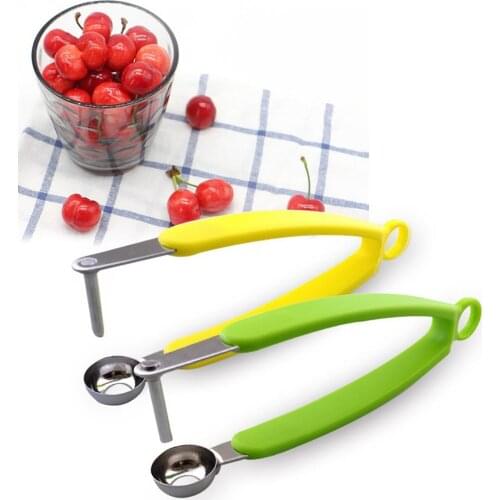 New 1pcs Plastic Fruits Tools Fast Remove Cherry Core Seed Remover Enucleate Keep Complete Kitchen Gadgets Accessories Hot Sales