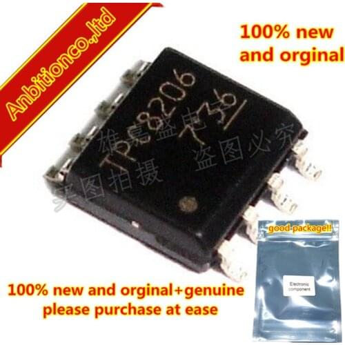 10pcs 100% new original TPC8206 TPC8206-H SOP8 Field Effect Transistor Silicon N Channel MOS Type (U-MOSII) in stock