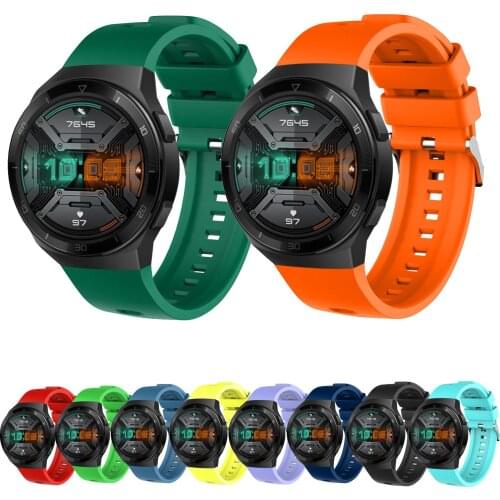 22mm Bracelet Watchband For Huawei Watch GT 2e Band Sport Silicone Wristband For Huawei gt2e Smart Watches Strap Belt