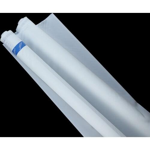 48T 120Mesh 55UM 127CM White 5Meter Polyester screen printing mesh stencil fabric