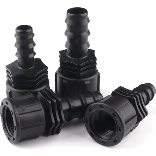 5pcs 1/2" 3/4" Female Thread Connector Irrigation PE Pipe Connectors Threaded Garden Water Connectors Pagoda Straight Adapter
