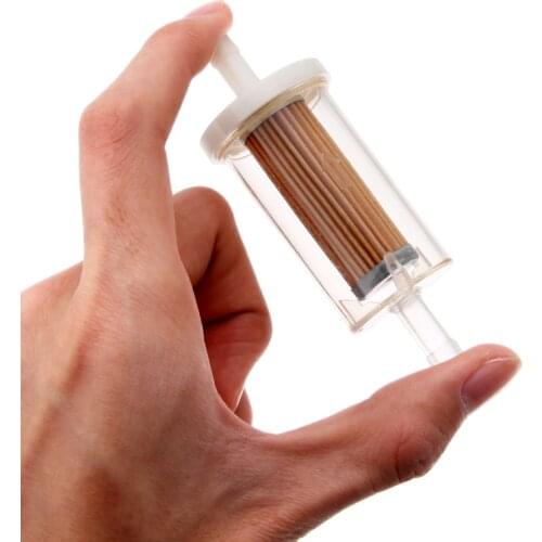 695666 Fuel Filter fit For Briggs & Stratton 1/4'' Fuel Filter Inline Replaces 695666 14469B BTT 30 Micron