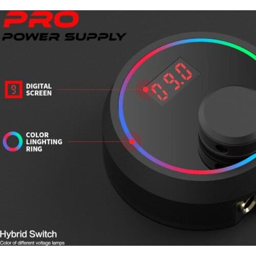 Tattoo Power Supply Aurora Digital LCD Power Supply Coil Rotary Machine LCD Display Aluminum Mini LED Touchpad Tattoo Supplies