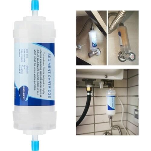 Quick-Connect Water Filter Replacement Cartridge Inline Filter for Refrigerator Ice Maker Under Sink