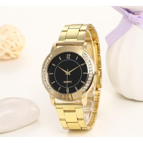 Geneva Luxury Fashion Alloy Womens Watches Simple Stainless Steel Band Digital Diamond Analog Reloj Mujer Ladies New Clock XB40