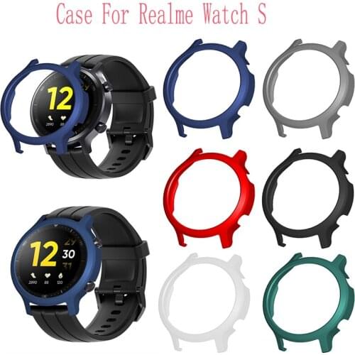 Cover Case For Realme Watch S Case Screen Protector Accessories Silicone Bumper For Realme Watch S Case Accessories Protector