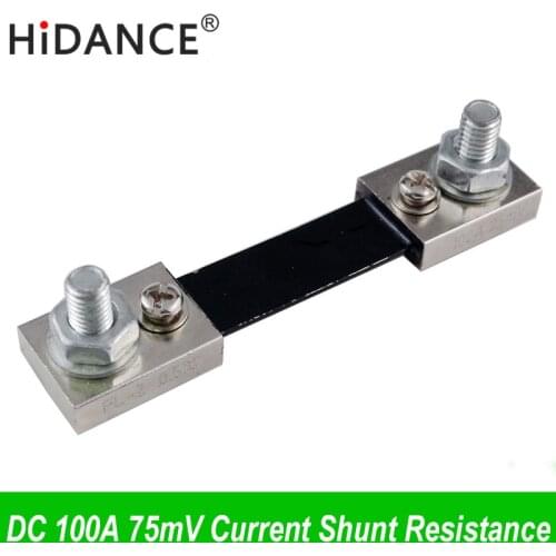 DC 100A/75mV volt Ammeter Shunt Resistor current divider amp meter for Digital Ampere Analog Meter