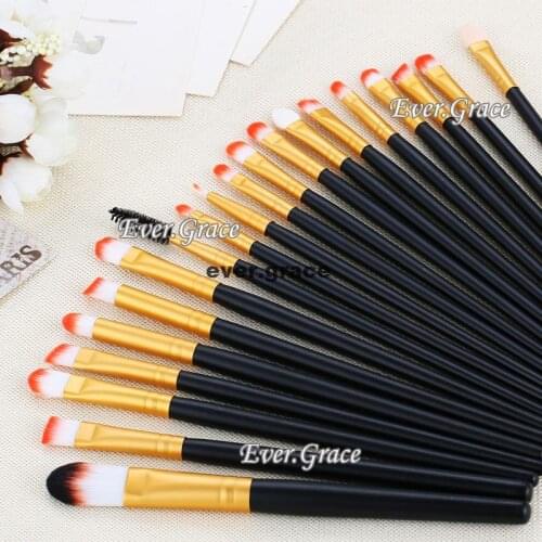 ICYCHEER ICYCHEER 20Pcs/Sets New Eye Shadow Foundation Eyebrow Lip Brush Makeup Brushes Tool