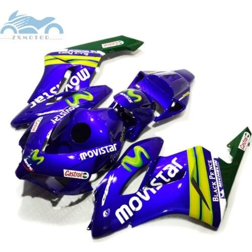 Custom Injection fairing set for HONDA 2004 2005 CBR1000 RR blue movis fairings kit CBR 1000 RR 04 05 body repair moto parts