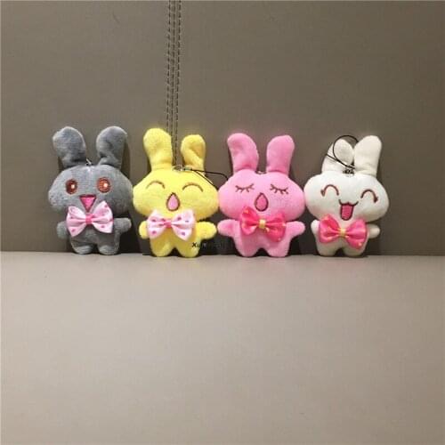 Little mini cute mulit-colors rabbit stuffed animal Plush Toy , 5cm plush stuffed animal toy