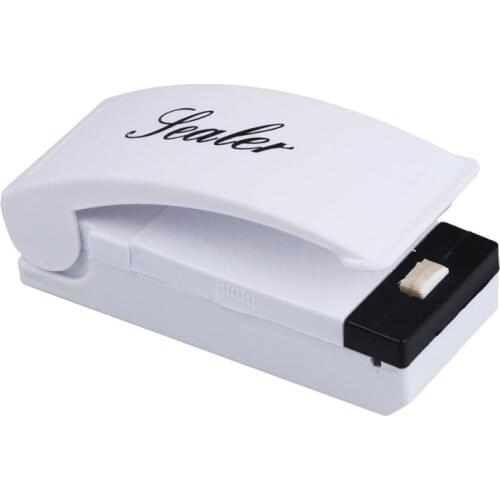 Mini Sealing Machine Hand Press Food Sealer Plastic Bag Heat Sealer With Magnetic Base Instant Handy Sealing