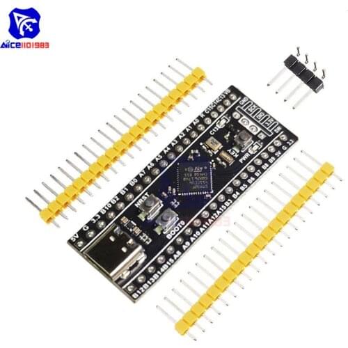 Diymore STM32F4 Minimum System Module ARM Cortex-M4 Development Board Type-C / Micro USB Interface for Arduino 3.3V/5V