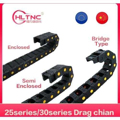 Bridge Cable Chain 25series/30series Wire Transmission Carrier Plastic Drag Towline For 3D Printer CNC Engraving Machine