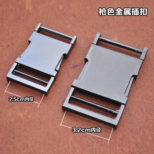 New 1" 1.5" For 25mm 32mm 38mm Width Webbing Side Release Metal Buckles 4 Pieces DIY Travel Bag Backpack Belt Accessories