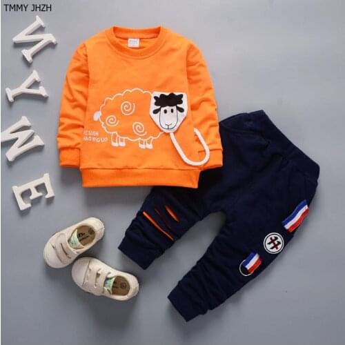 Baby clothes baby clothing set Cotton Casual Sport Jacket+ Pants 2pcs Toddlers Kids Clothes Baby boys girls Sports Suit Sweater
