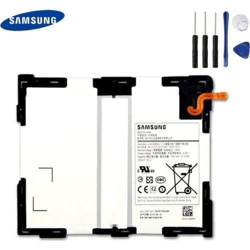 Samsung Original Replacement Tablet Battery EB-BT595ABE For Samsung Galaxy Tab A2 10.5 SM-T590 T595 Tablet Battery 7300mAh