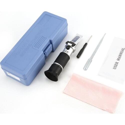Handheld Refractometer Adblue Ethylene Glycol Antifreeze Battery Fluid Content Coolant Cleaner Meter Mini ATC Measuring Tester