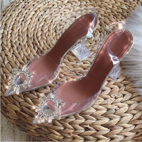 Slip on Rubber Female Sandalen Flats Fashion Crystal Shoes Women Summer Pointed Toe PU Flat Shoes for Women Roman Beach Shoes 45