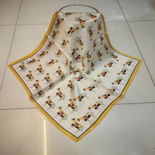 Girls womens 53cm SQUARE 100% Real Mulberry SILK SCARF Silk Satin Neckerchiefs factory sale MIXED 20 pcs/lot #4116