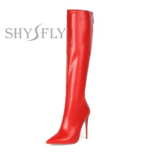 Женские высокие ботинки SHYSFLY China At AliExpress