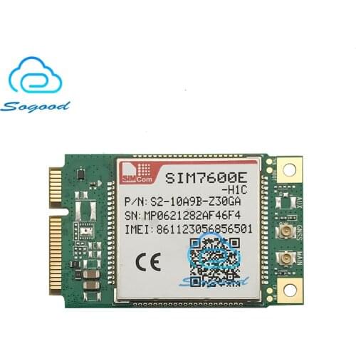 SIMCOM SIM7600E-H1C MINI PCIE LTE CAT1 module LTE-FDD B1/B3/B7/B8/B20 low cost SIM7600E-H