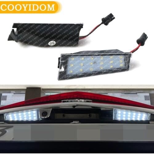 1Pair 18 SMD LED Canbus Error Free License Plate Light Lamp For Cadillac Cts 4 Door Sedan 2008 2009 2010 Number Plate Lamp