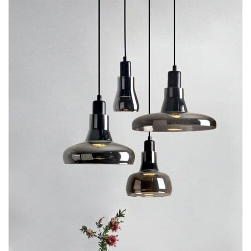 Vintage Glass Hanging Lamp Pendant Lights for Office Bar Dining Room Design Nordic lustres De Plafond Decoration