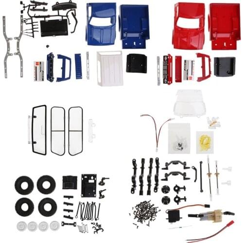 WPL C24 2.4G DIY RC Car KIT 4WD Remote Control Crawler Off-road Buggy Moving Machine Kids Toys 77HD