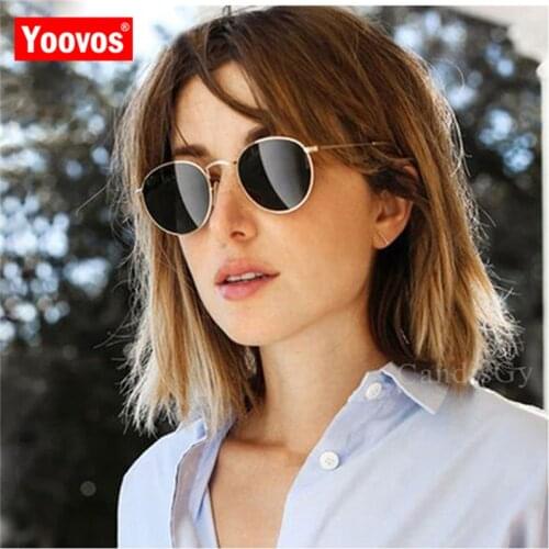 Yoovos 2021 Mirror Vintage Sunglasses Women/Men Classic Retro Street Beat Glasses Men Sun Glasses Driving Oculos De Sol