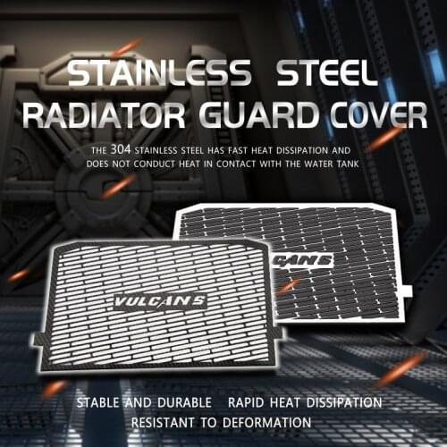 Motorcycle parts Stainless Steel Radiator Grille Guard Cover Protector For Kawasaki VULCAN S 2015-2016 VULCAN 650 VN650 15 16