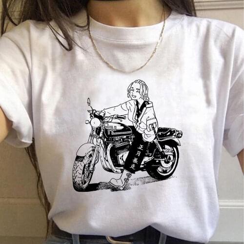 Tokyo Revengers Avengers T Shirt Anime Sano Manjiro Women Casual Clothing Harajuku Vintage T-Shirt Summer Tops Tee Shirt Femme